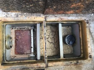 グリストラップ清掃前