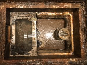 グリストラップ清掃前